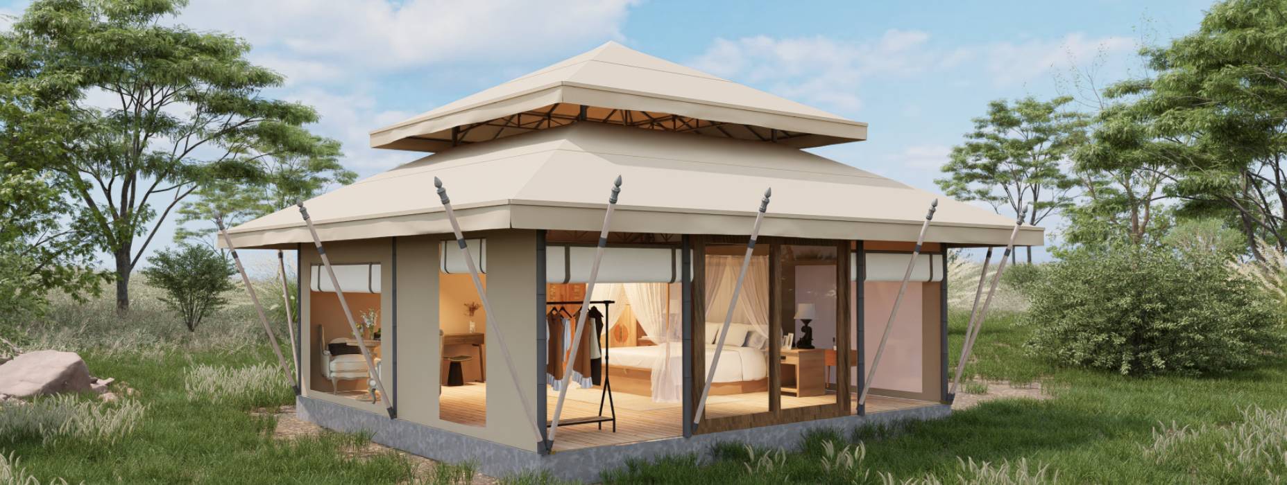 林口县户外野奢帐篷